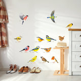 Garden Birds Wall Stickers