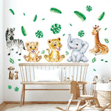 Baby Jungle Animals Wall Stickers