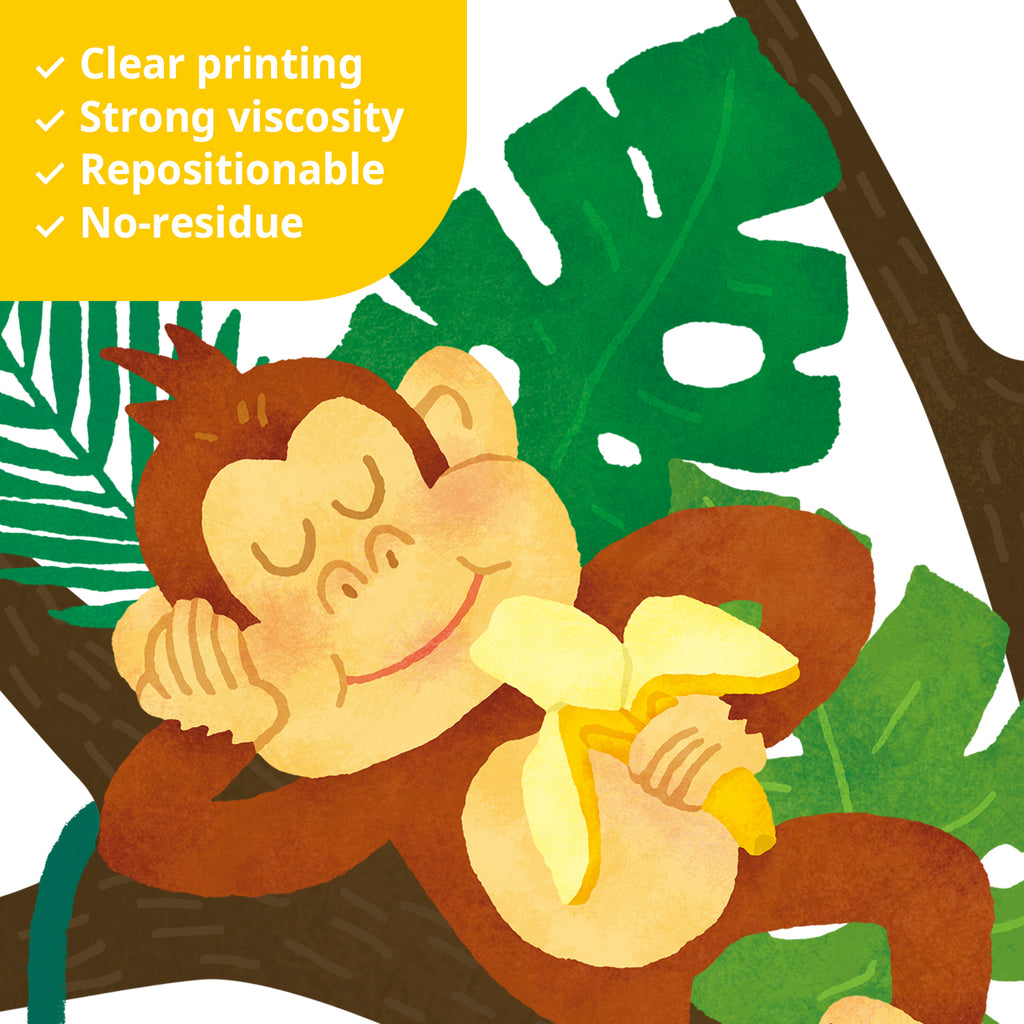 Jungle Animals and Tree Wall Stickers