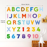 My First Alphabet and number Wall Stickers