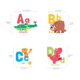 ABC Alphabet & Animals Wall Stickers For Kids