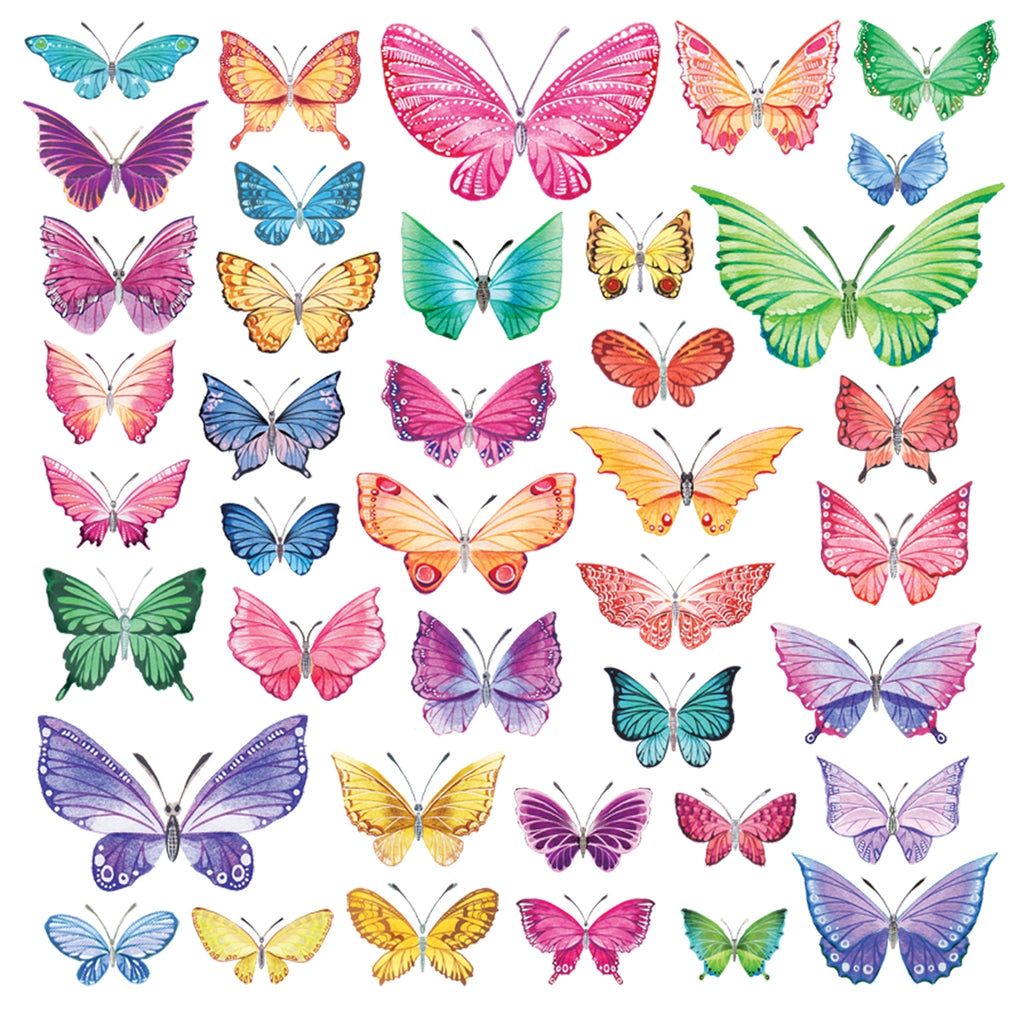 Watercolour Butterflies Wall Stickers