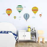 Vintage Hot Air Balloons Wall Stickers