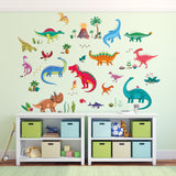 Colourful Dinosaurs Wall Stickers