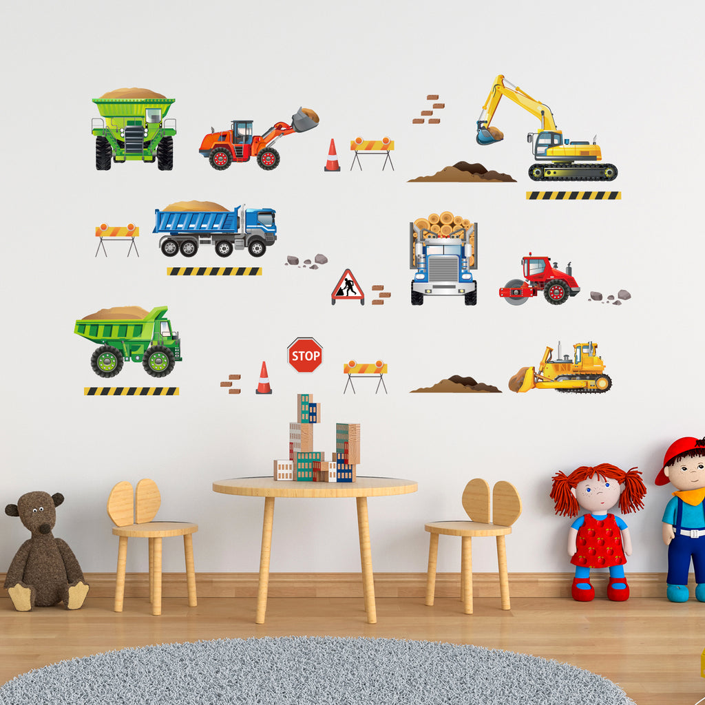 Under Construction Wall Stickers