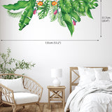 Tropical Plant Wall Stickers