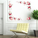 Watercolour Rose Wall Stickers