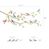 Garden Birds Wall Stickers