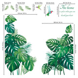 Tropical Leaves Wall Stickers