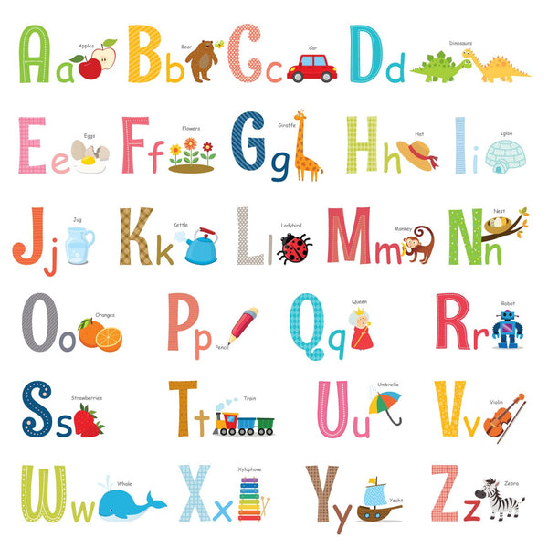 Alphabet Wall Stickers – DECOWALL