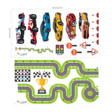 Racing Track Height Chart Wall Stickers Wall Stickers