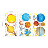 Planets in the Space Nursery Wall Stickers (Large)