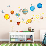 Planets in the Space Nursery Wall Stickers (Large)