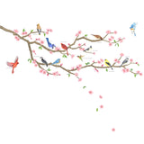 Garden Birds and Cherry Blossom Wall Stickers