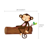 5 Little Monkeys Tree Wall Stickers - DECOWALL