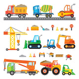 Construction Site Wall Stickers (Small)