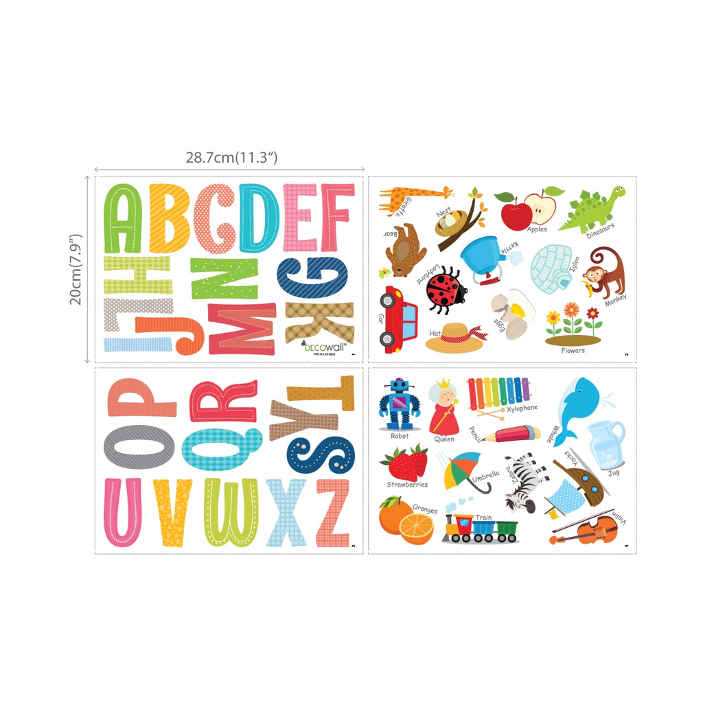 Alphabet Wall Stickers (Small)
