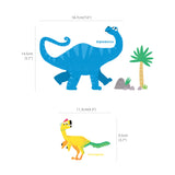 Colourful Dinosaur Wall Stickers B (Small)