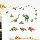 Watercolour Dinosaur Wall Stickers