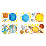 Planets in the Space Nursery Wall Stickers