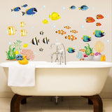Coral Reef Fish Wall Stickers - DECOWALL