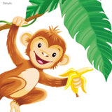 Monkeys In Jungle Wall Stickers - DECOWALL